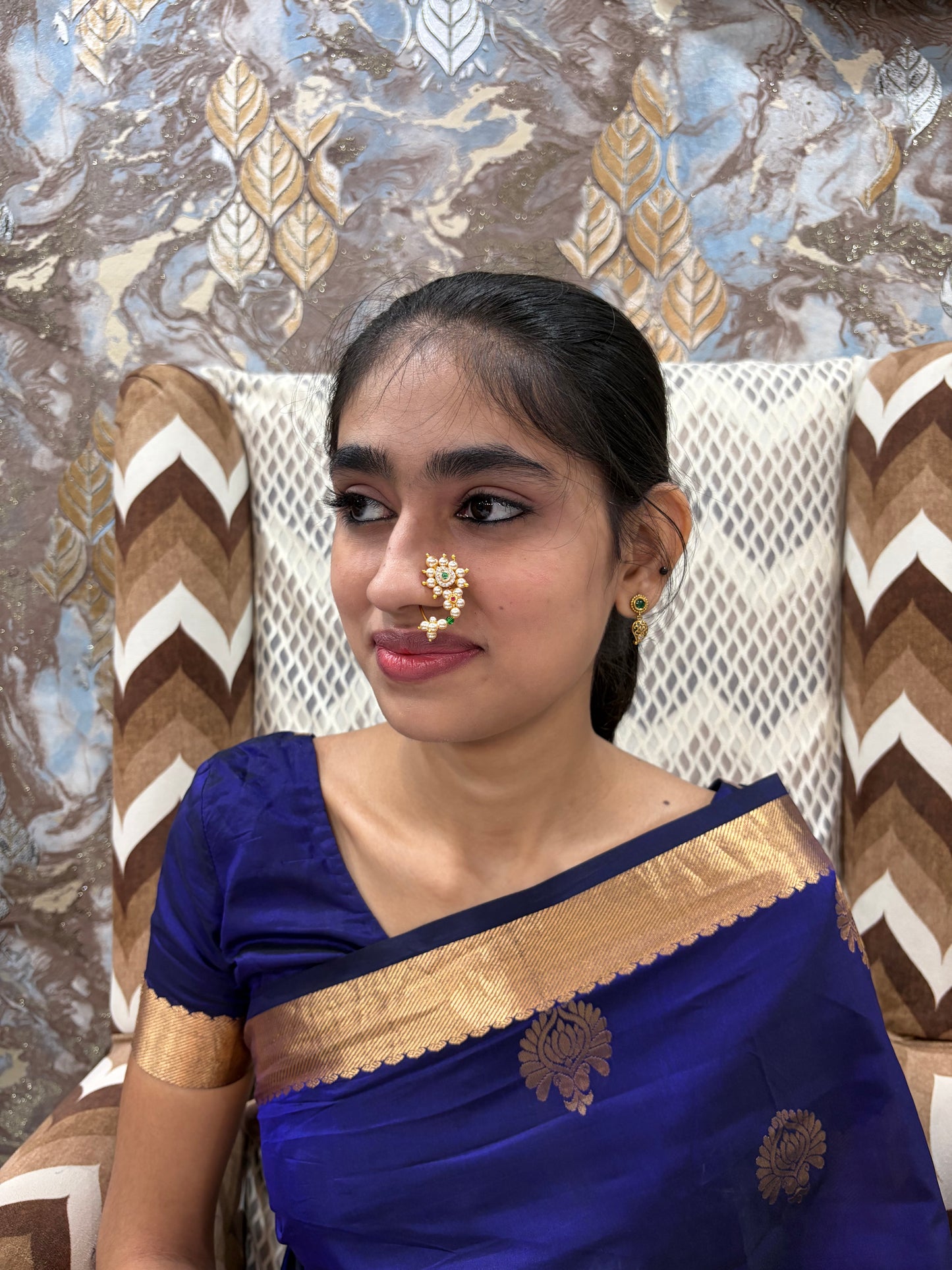 पेशवाई मोती नथ(Peshvai Moti Nath)