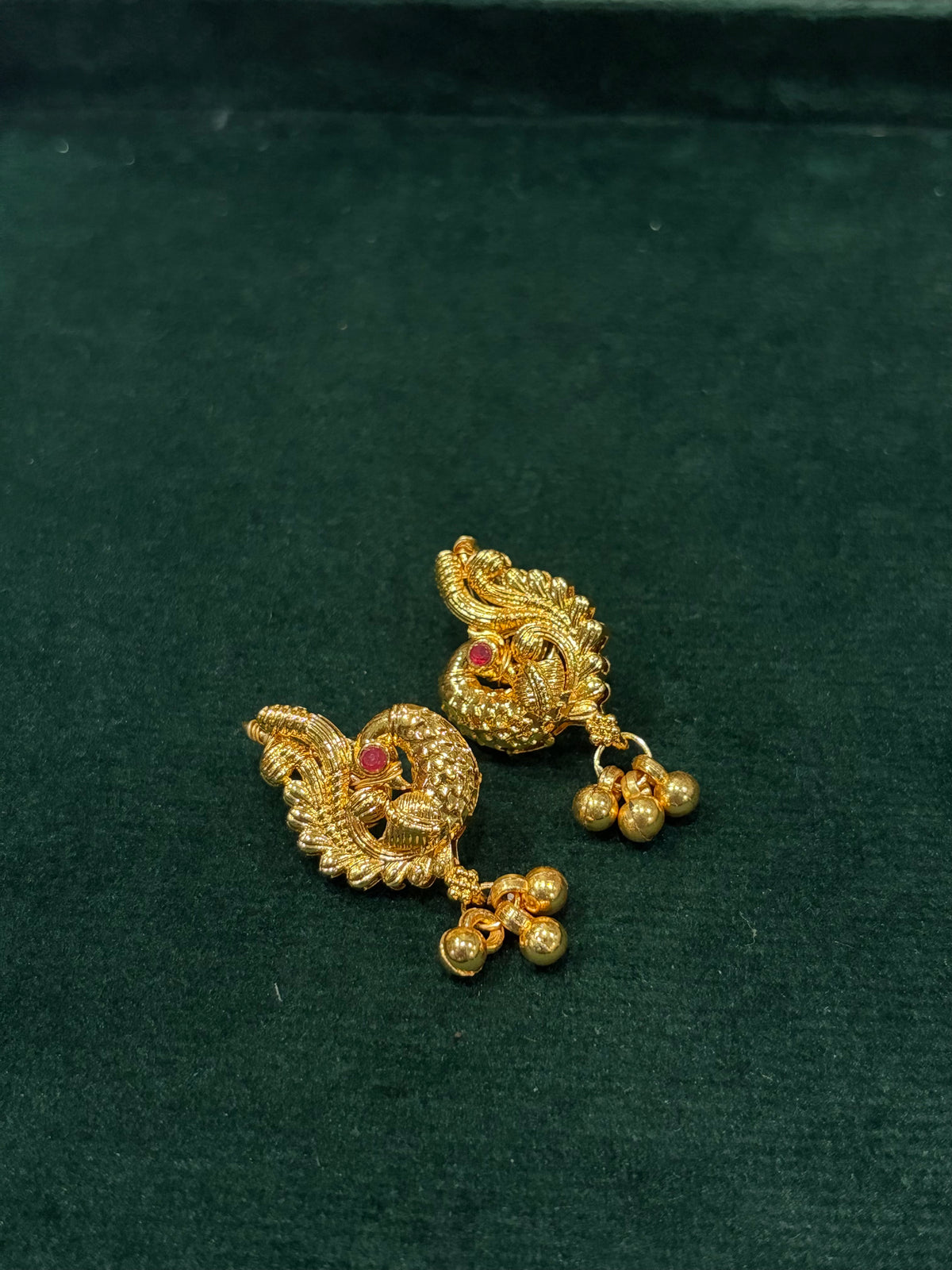 Traditional Peacock Design Bugadi