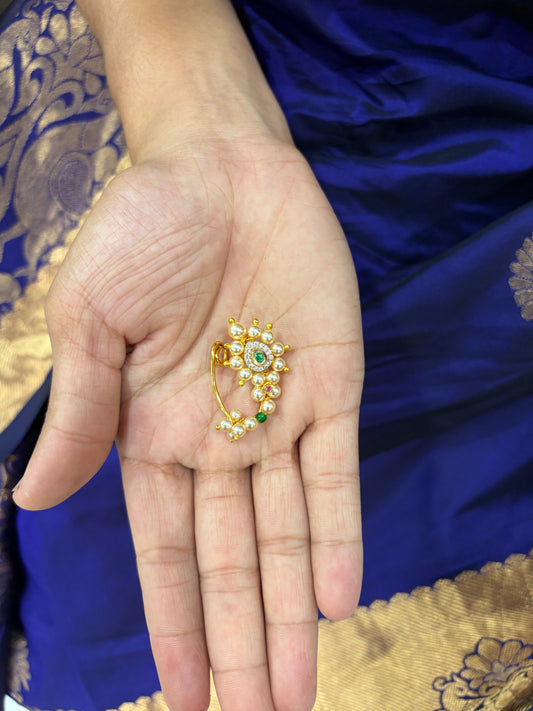 पेशवाई मोती नथ(Peshvai Moti Nath)