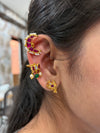 Rani Pink Crescent Ear Cuff