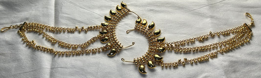 Traditional Back Ear Cuffs with Crescent Moon Design