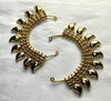 Polished Gold Finish Traditional Ear Cuffs – Leaf Motif Design