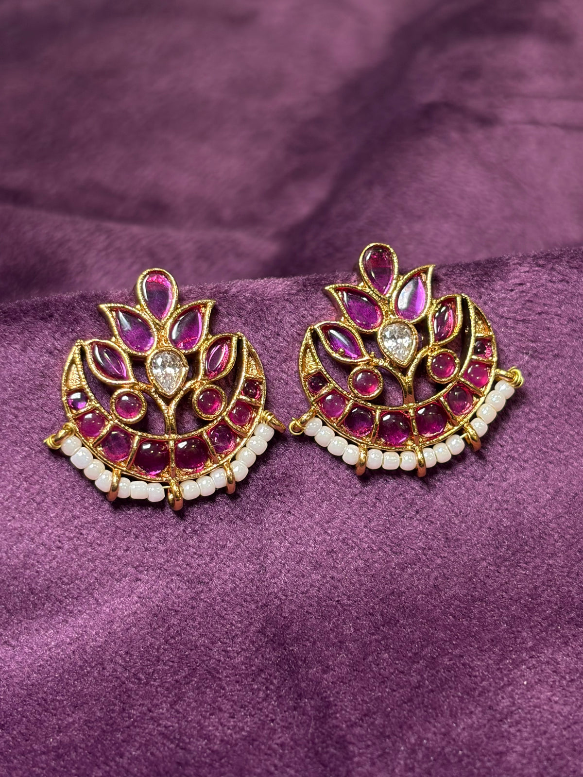 Multicolour Royal Bugadi with Pearl Detailing