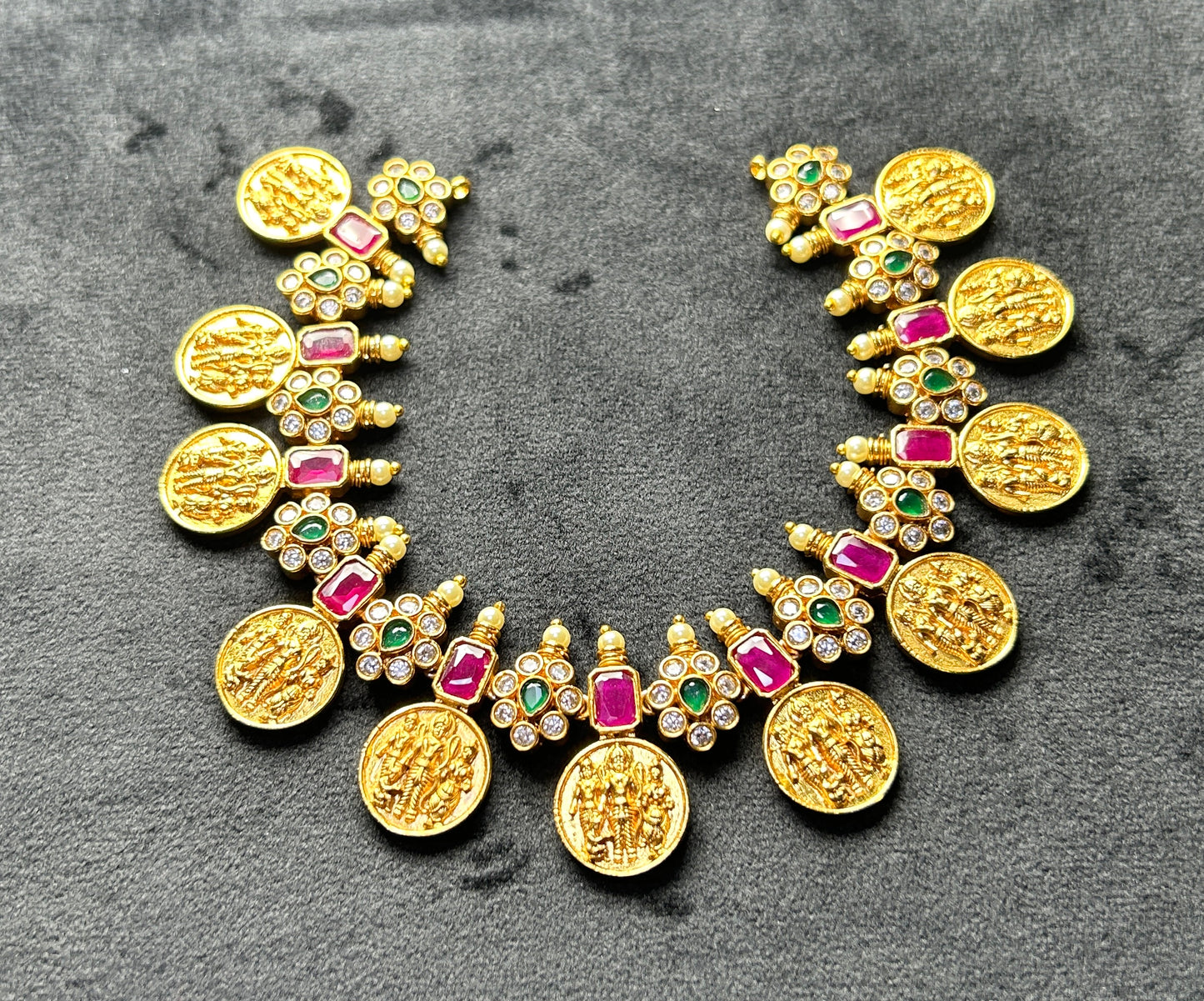 Lakshmi Kasu Antique Coin Necklace
