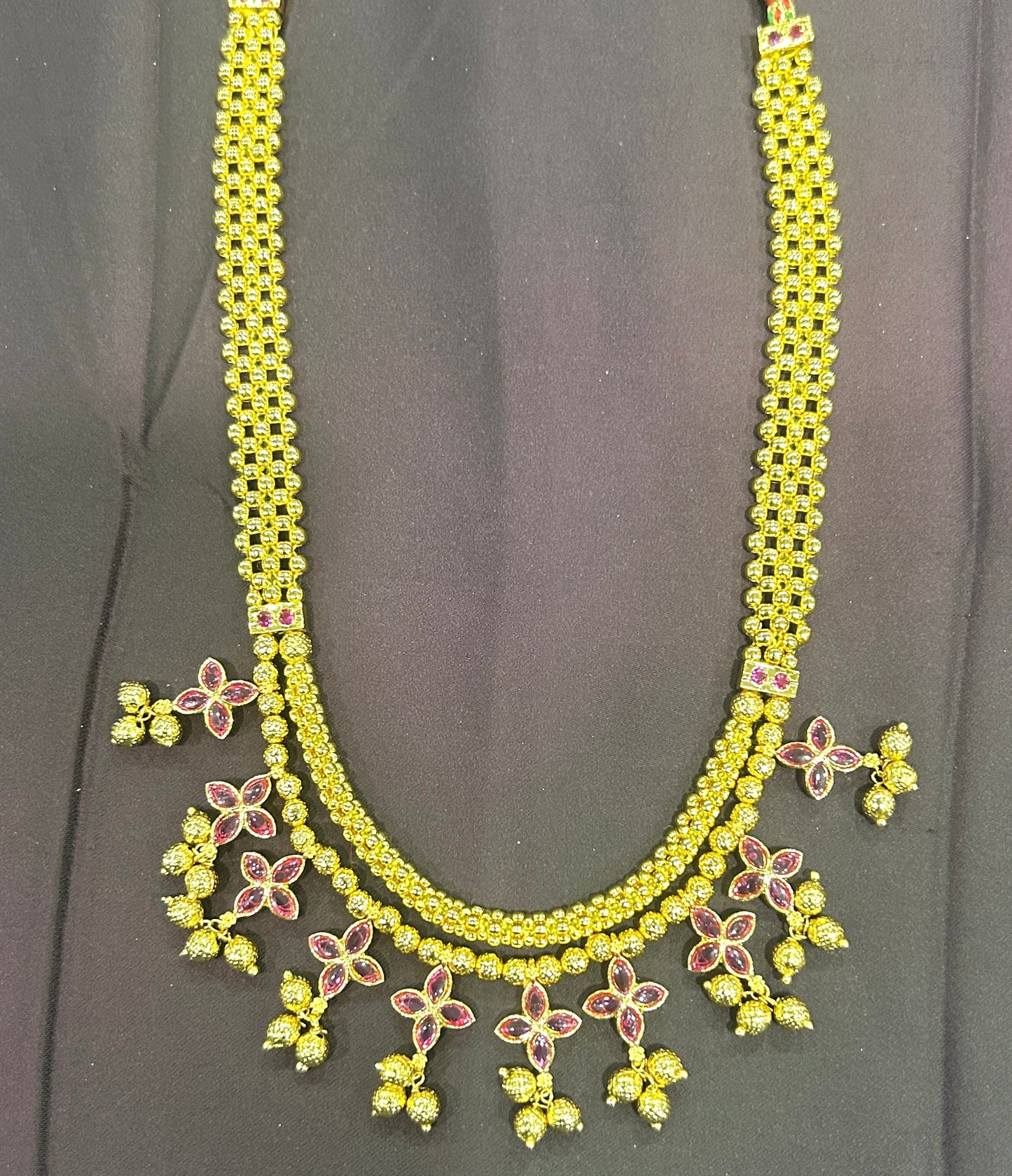 Floral Cluster Maharashtrian Necklace