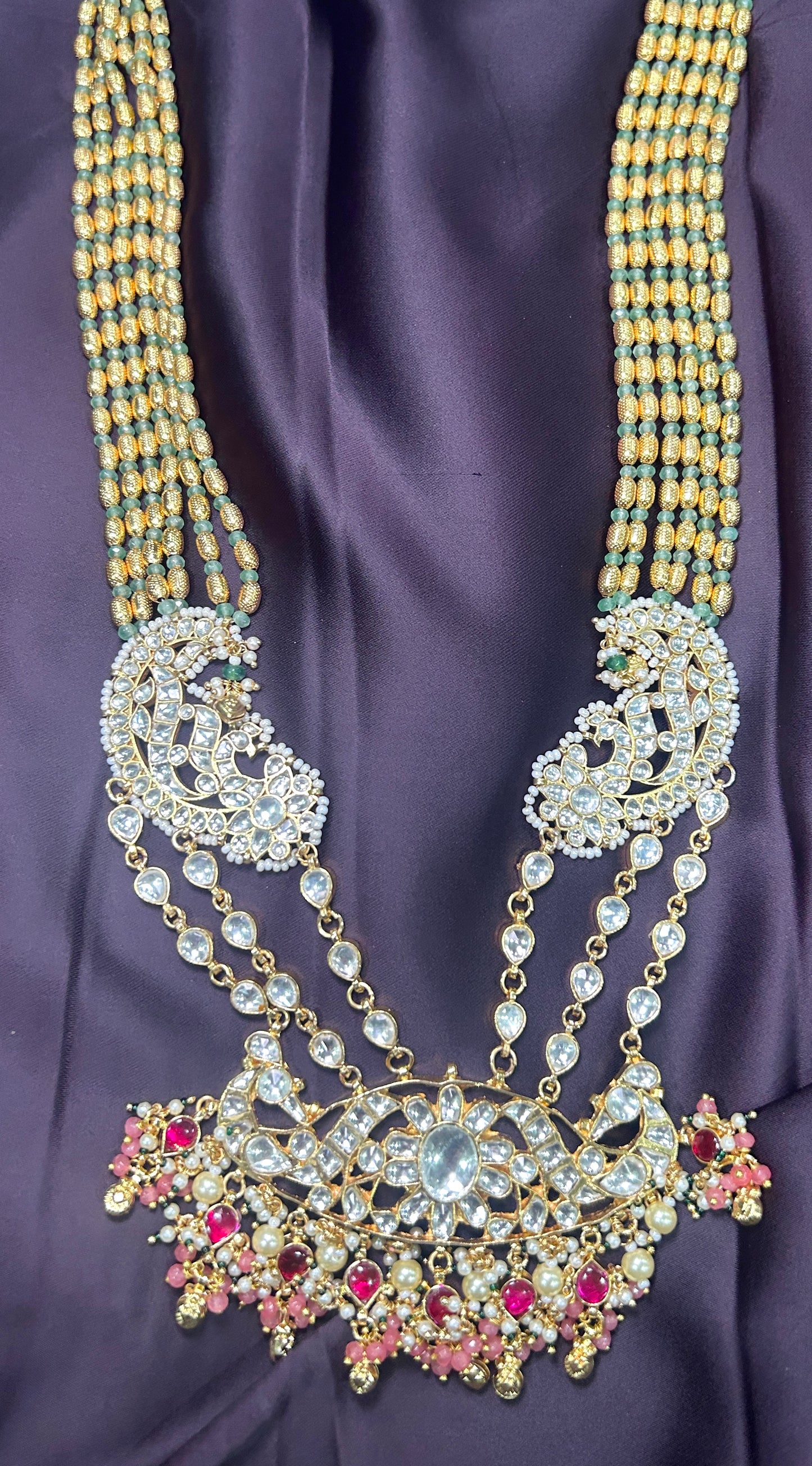 Kundan & Beaded Long Necklace