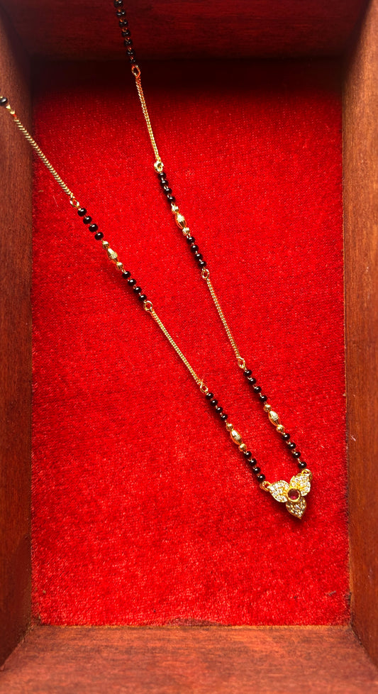 18-Inch Mangalsutra with Kundan Pendant
