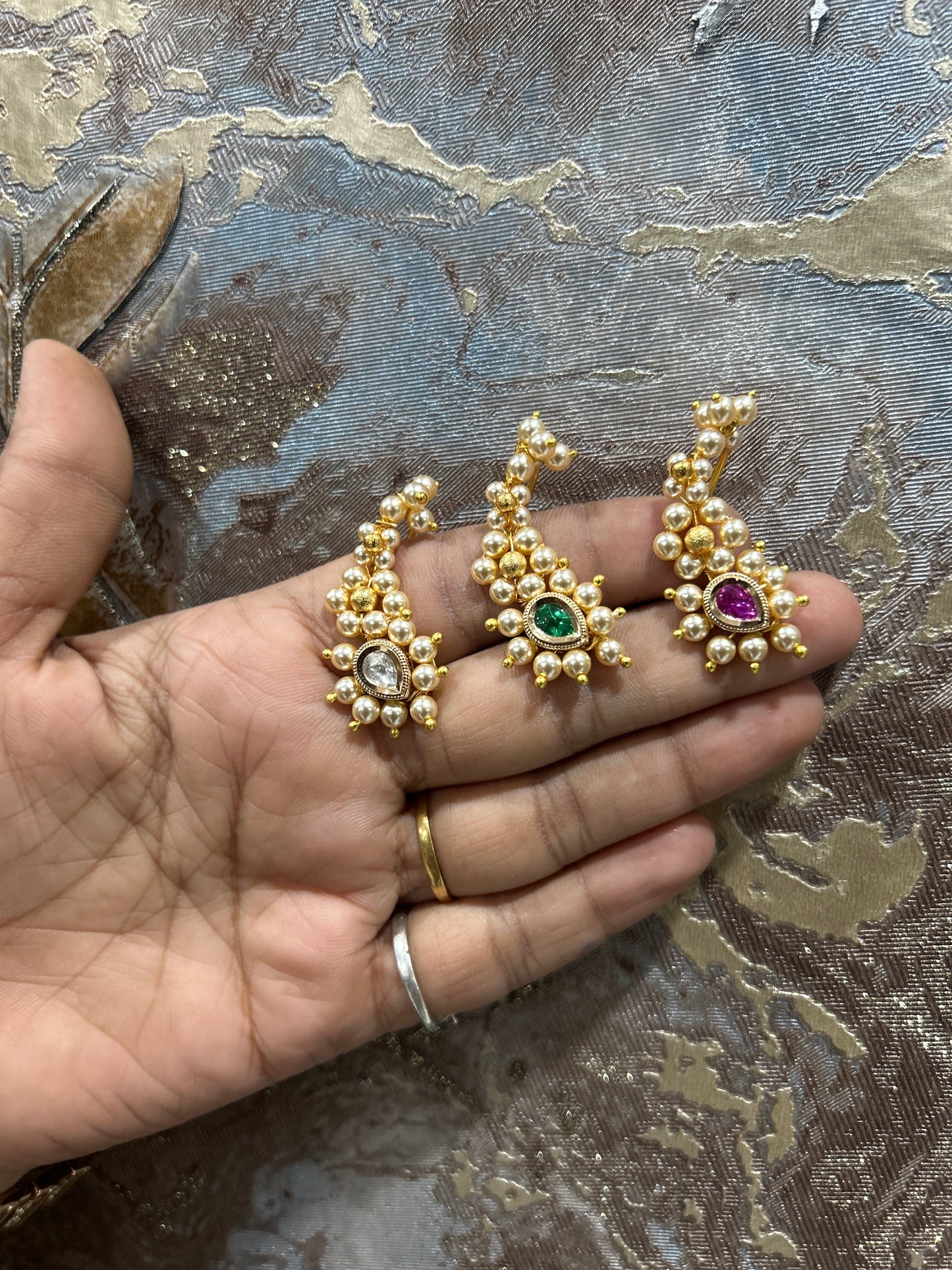 Small Swarovski Nath Earcuff