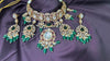 Regal Kundan & Emerald Choker Necklace Set
