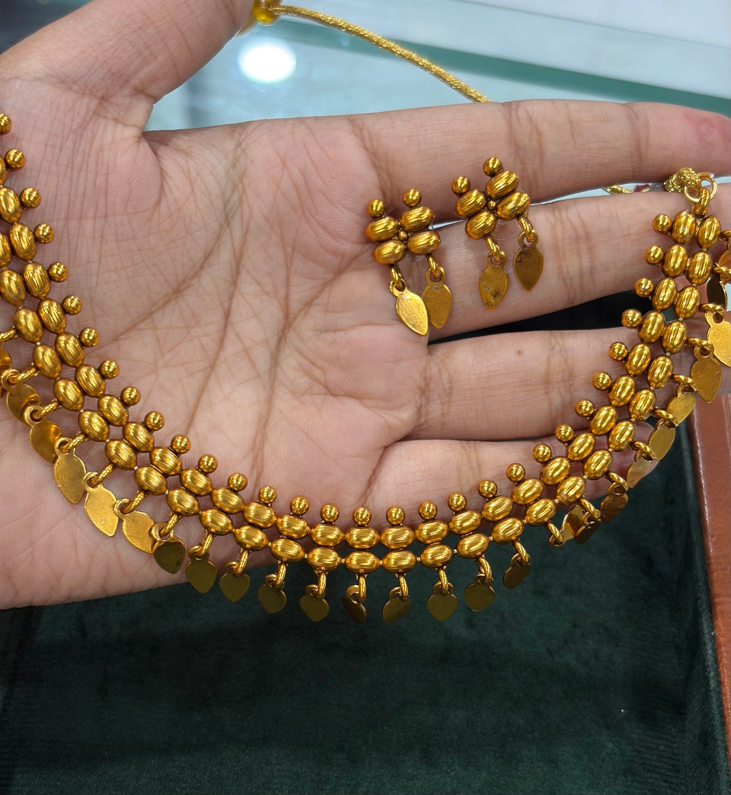 Traditional Coin Bead Necklace Set