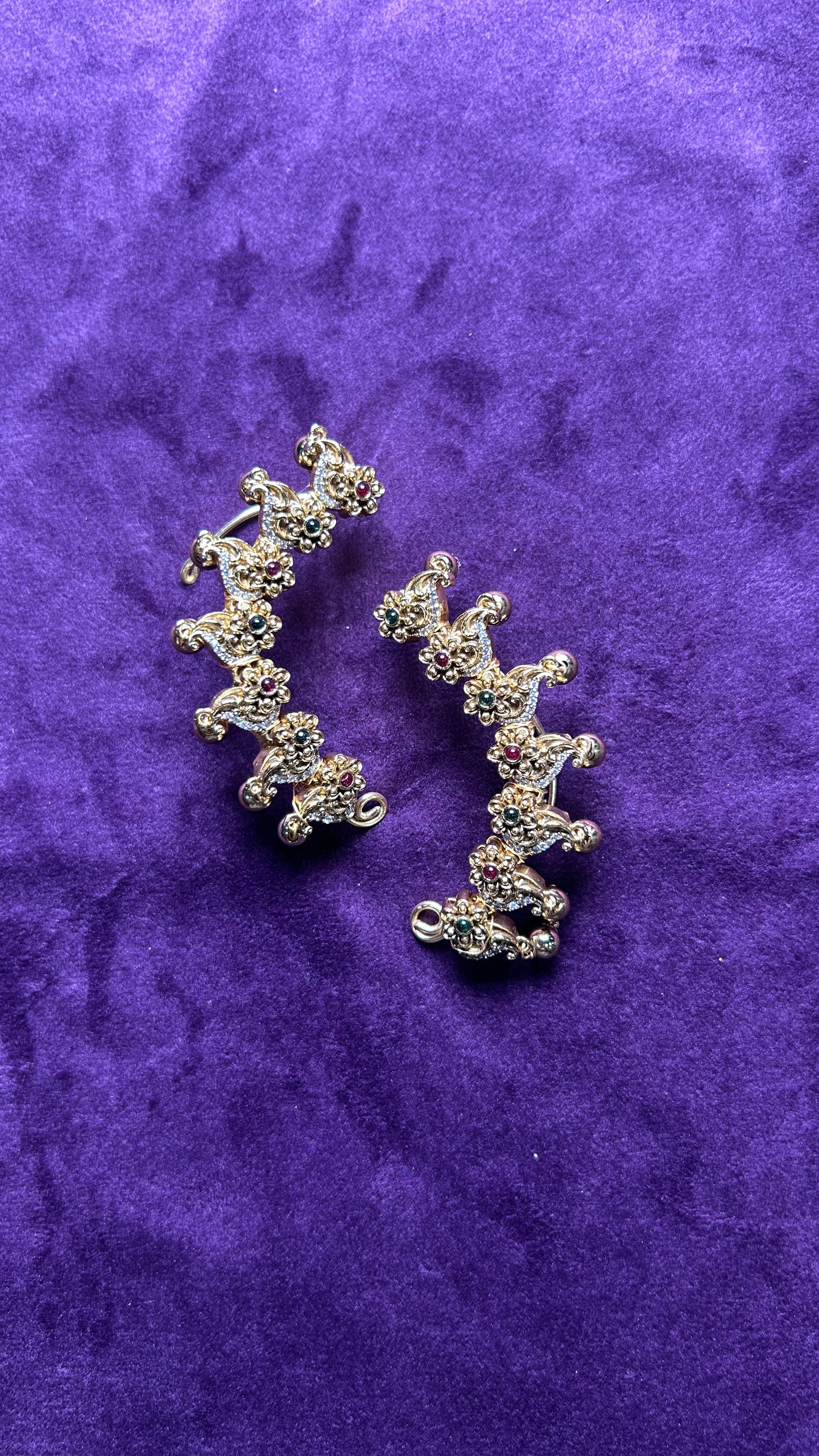 Antique Finish Peacock Design Baju Band