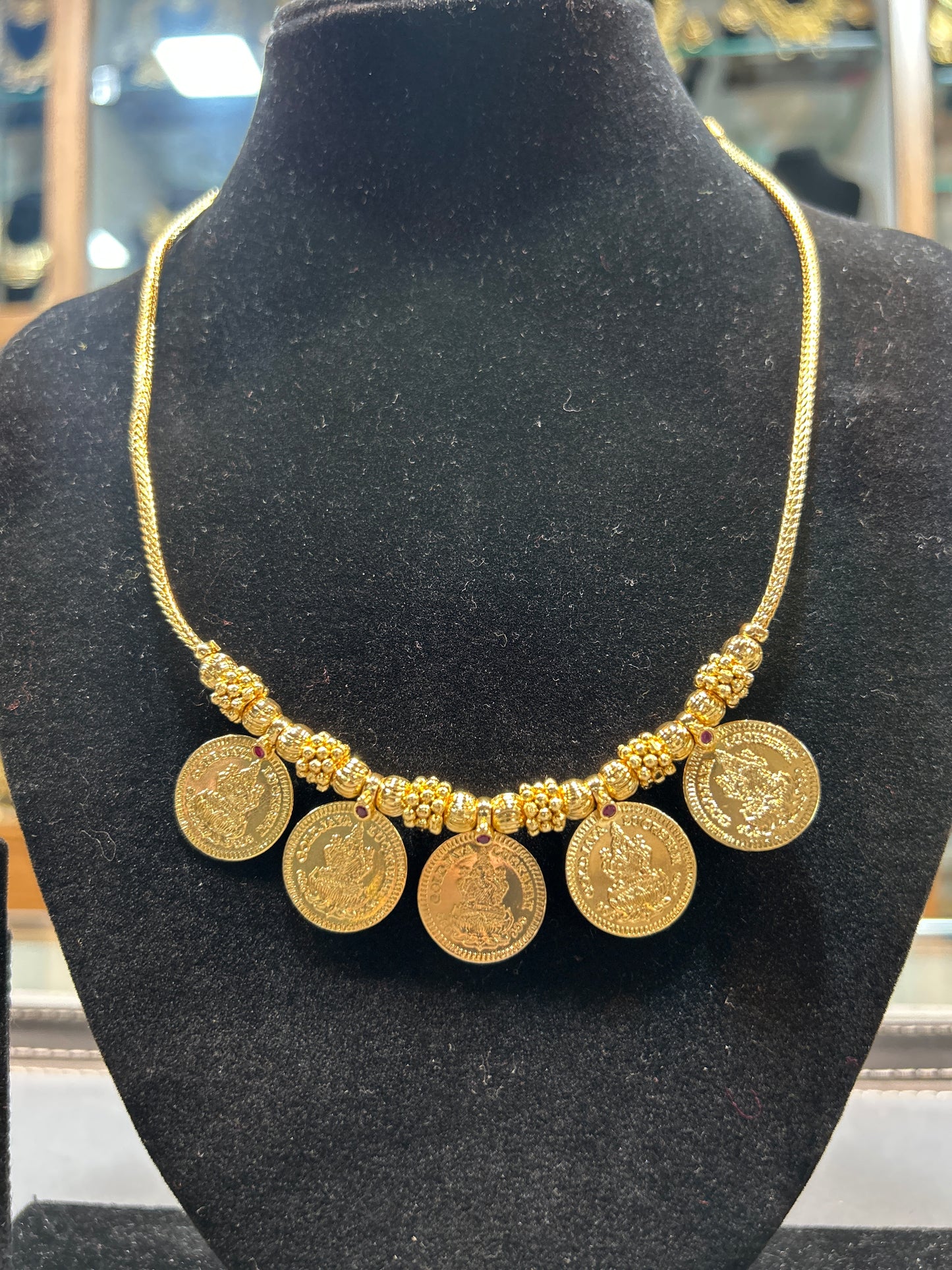 Classic Maharashtrian Coin Necklace