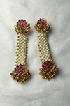 Floral Pakke Pearl Earrings