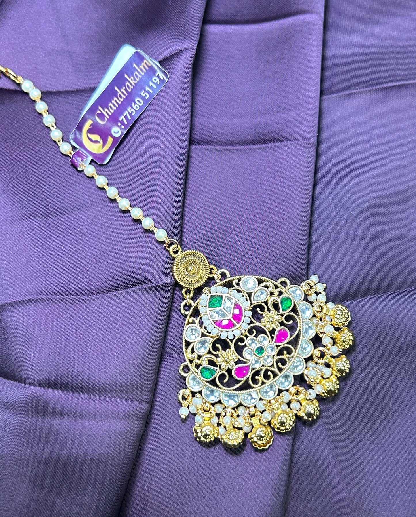 Chandrakala Heritage Maang Tikka
