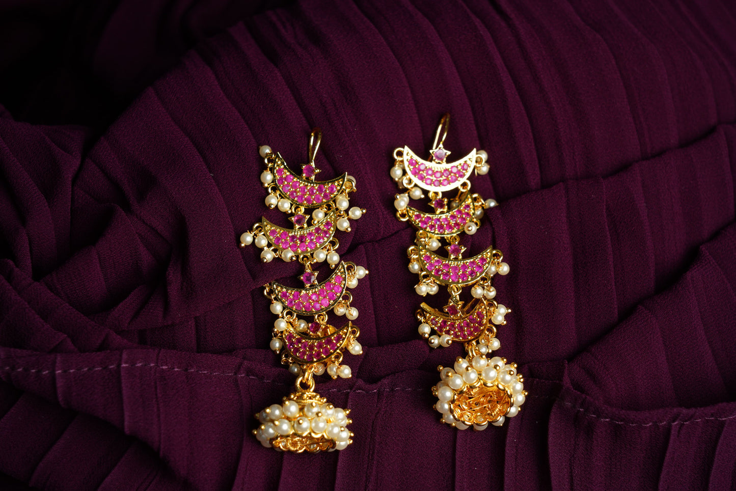 Gold Earcuff with Moon design