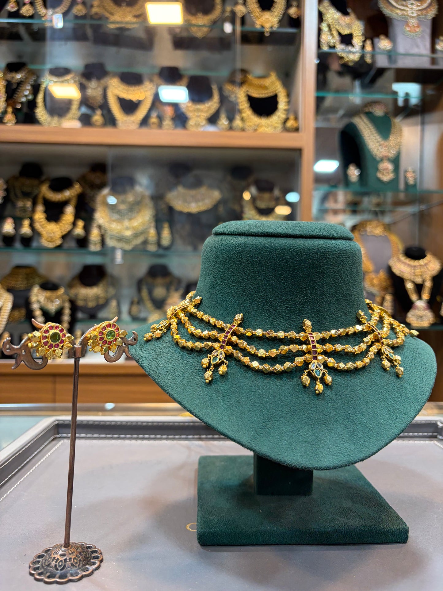 Royal Layered Temple Necklace Set