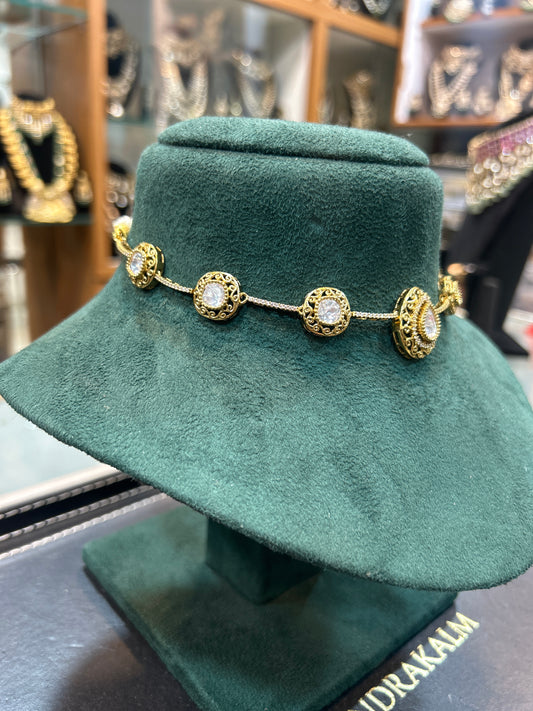 Royal Teardrop Kundan Choker Set