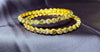 Gold-Tone Crystal-Studded Bangles size