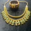 Green Stone Gadi Style Necklace Set