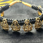 Lakshmi Motif Thread Temple Necklace