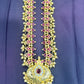 Ruby Temple-Style Haar with Grand Pendant