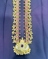 Ruby Temple-Style Haar with Grand Pendant