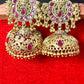 Temple Inspired Antique Jhumka Earrings