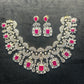 Royal Fuchsia Bridal Necklace Set