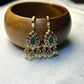Pachi Kundan Teardrop Bugdi Earrings