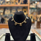 Emerald Charm Choker Necklac