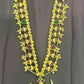Goddess Lakshmi Temple Necklace with Crescent Pendant