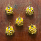 Golden Sunshine Lotus Charm
