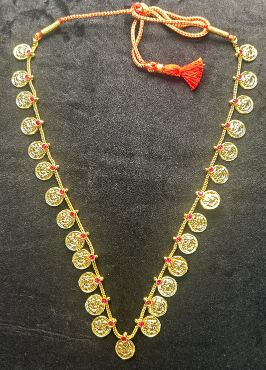 Traditional Lakshmi Kasu Mala