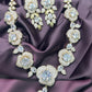 Crystal Blossom Necklace Set