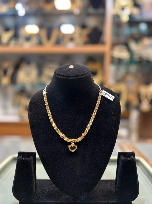 Traditional Gold-Finish Mangalsutra Necklace