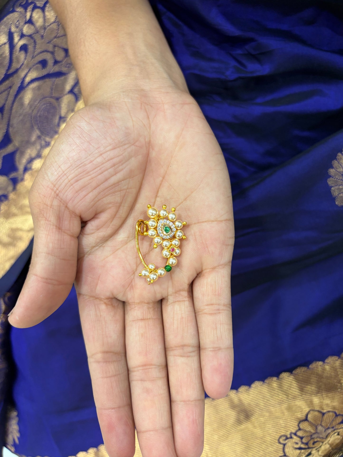 पेशवाई मोती नथ(Peshvai Moti Nath)
