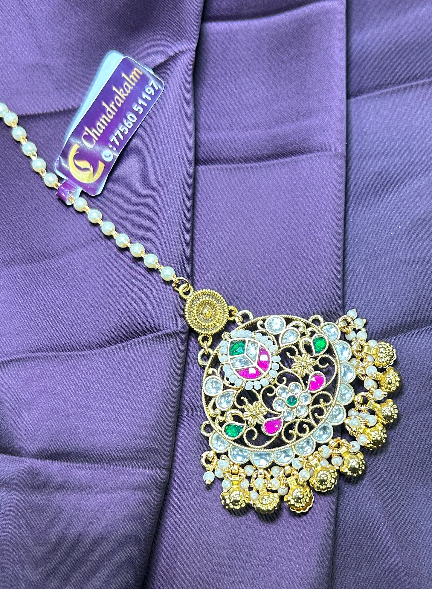 Chandrakala Heritage Maang Tikka