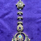 Lakshmi Temple Maang Tikka with Crown Motif & Chand Design