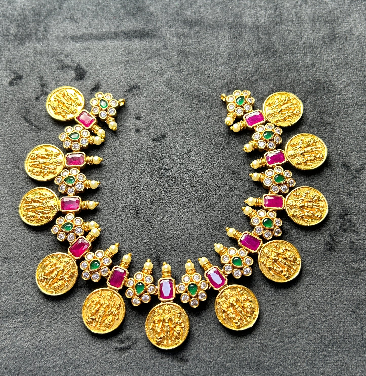 Lakshmi Kasu Antique Coin Necklace