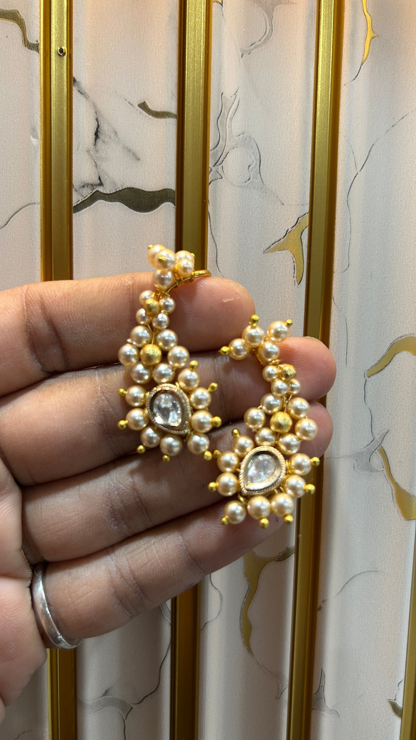 Small Swarovski Nath Earcuff