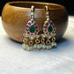 Pachi Kundan Teardrop Bugdi Earrings