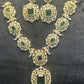 Mayur Mahal Emerald Bridal Set