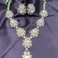 Antique Polki & Ruby Bridal Necklace Set