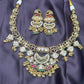 Antique Peacock Motif Necklace Set
