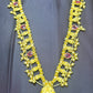 Antique Gold Temple-Style Haar with Ruby Stone Pendant