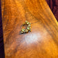 Elegant Green Stone Floral Nath – 1 Gram Gold