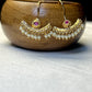 Traditional Bugdi with Pearl Drops and Ruby Accent