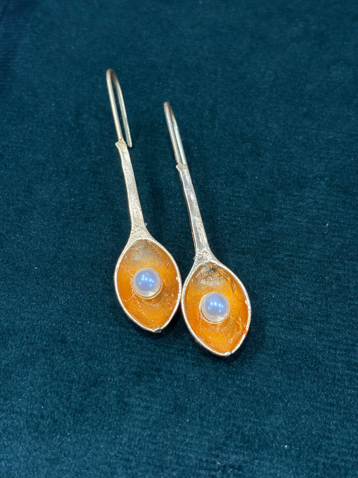 Traditional Golden Pearl Long Bugadi