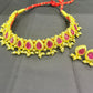 Royal Ruby Drop Choker Set