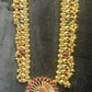 Temple Peacock Haar with Ruby & Emerald Accents